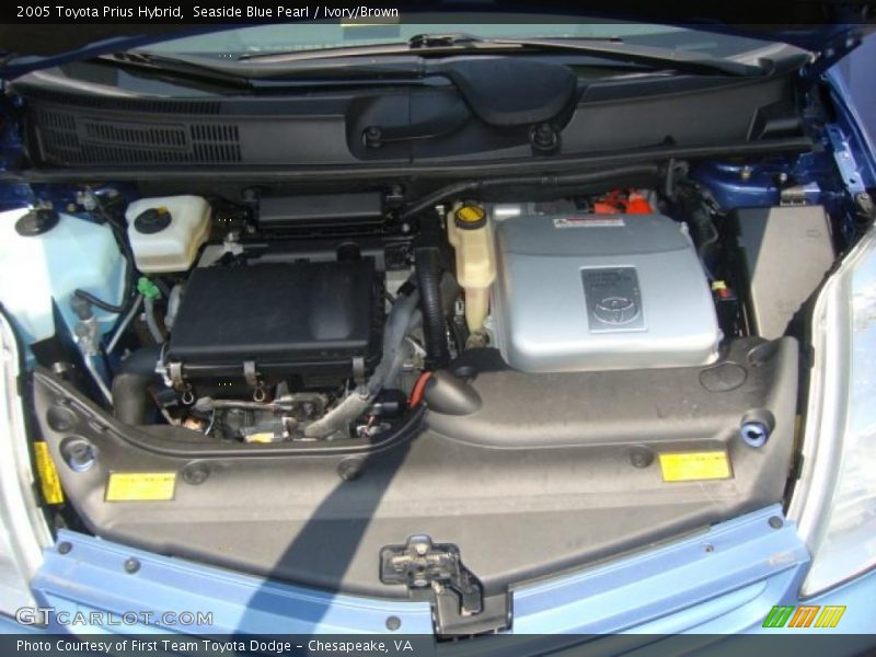 Seaside Blue Pearl / Ivory/Brown 2005 Toyota Prius Hybrid