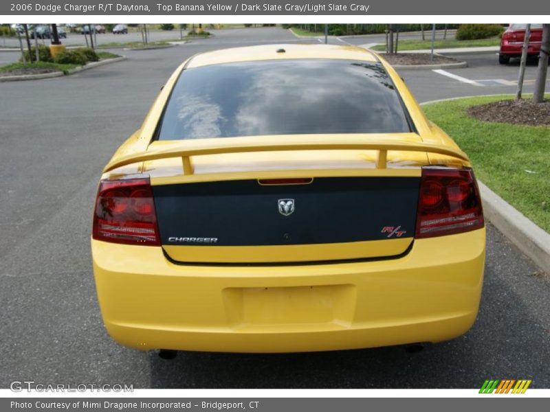 Top Banana Yellow / Dark Slate Gray/Light Slate Gray 2006 Dodge Charger R/T Daytona