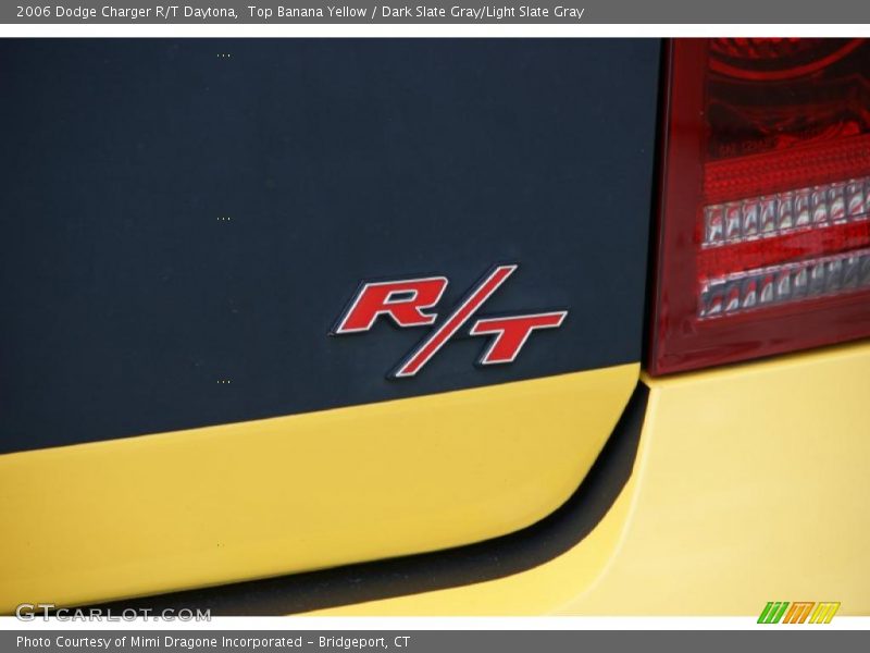 Top Banana Yellow / Dark Slate Gray/Light Slate Gray 2006 Dodge Charger R/T Daytona