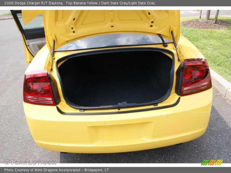 Top Banana Yellow / Dark Slate Gray/Light Slate Gray 2006 Dodge Charger R/T Daytona