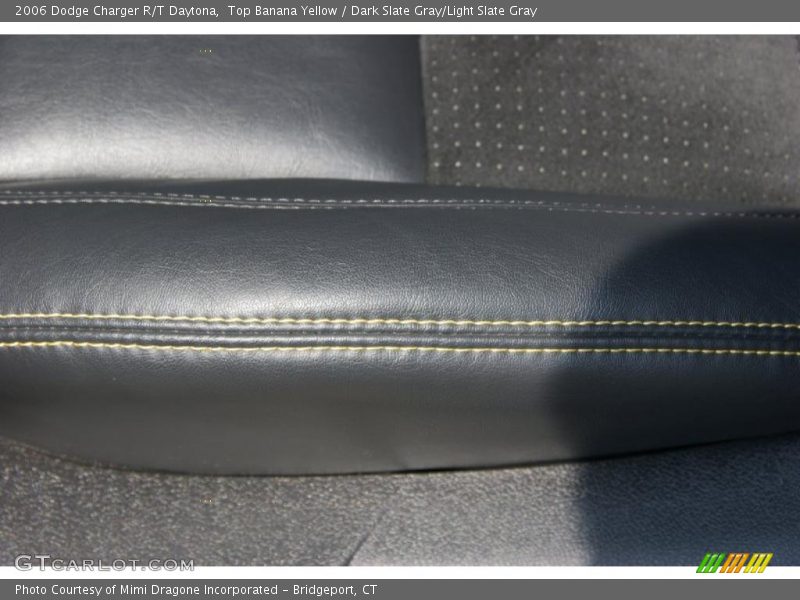 Top Banana Yellow / Dark Slate Gray/Light Slate Gray 2006 Dodge Charger R/T Daytona