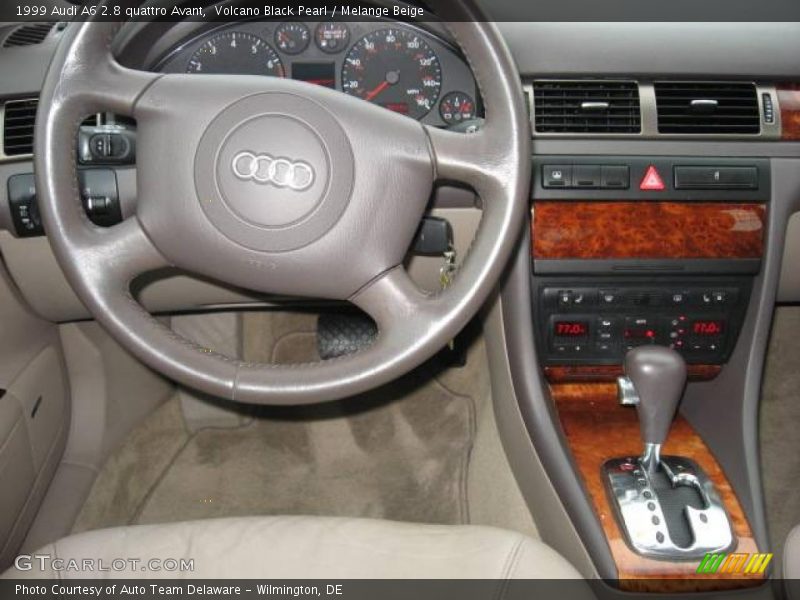 Volcano Black Pearl / Melange Beige 1999 Audi A6 2.8 quattro Avant