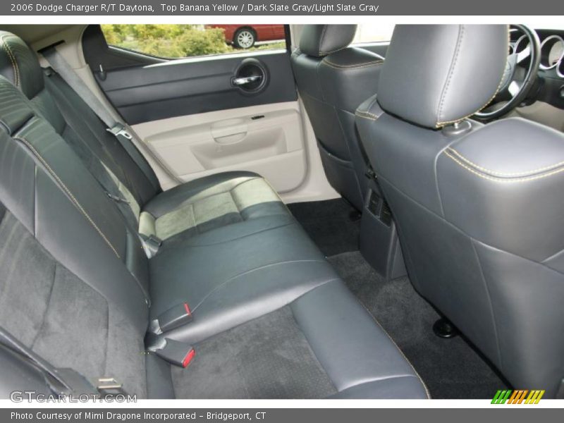 Top Banana Yellow / Dark Slate Gray/Light Slate Gray 2006 Dodge Charger R/T Daytona