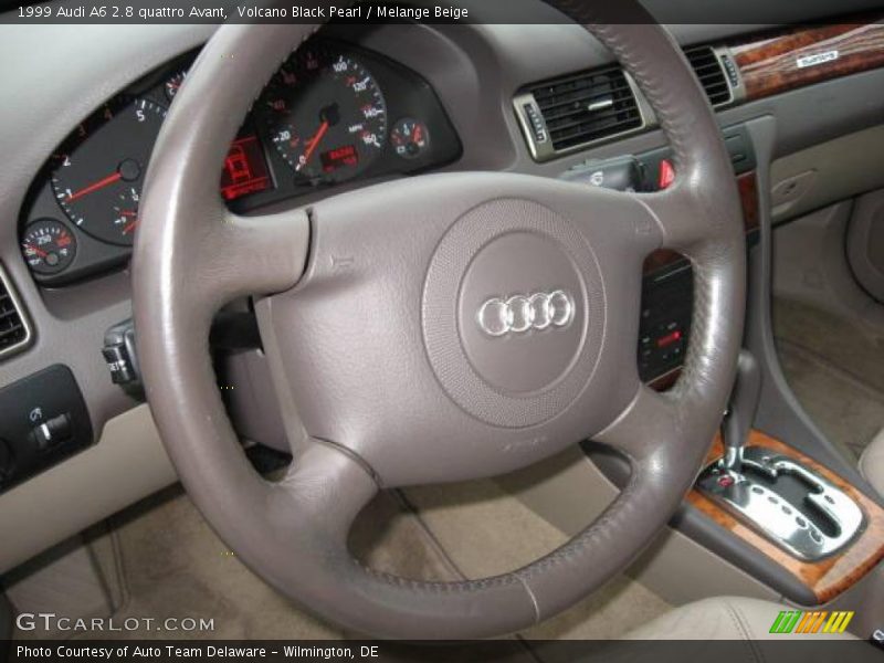Volcano Black Pearl / Melange Beige 1999 Audi A6 2.8 quattro Avant