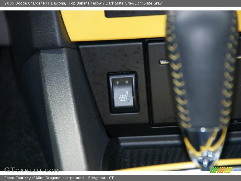 Top Banana Yellow / Dark Slate Gray/Light Slate Gray 2006 Dodge Charger R/T Daytona