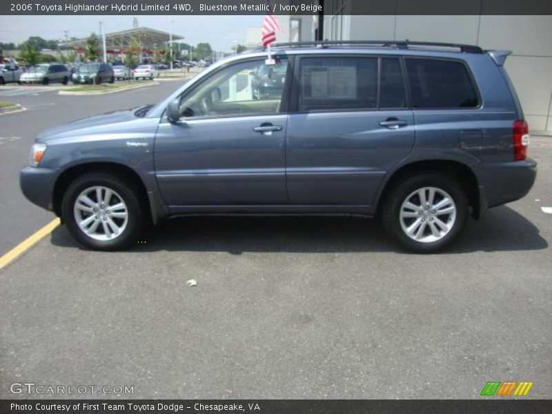 Bluestone Metallic / Ivory Beige 2006 Toyota Highlander Hybrid Limited 4WD