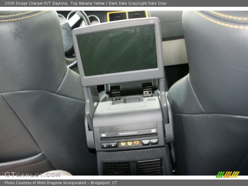 Top Banana Yellow / Dark Slate Gray/Light Slate Gray 2006 Dodge Charger R/T Daytona