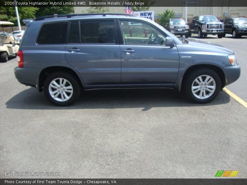 Bluestone Metallic / Ivory Beige 2006 Toyota Highlander Hybrid Limited 4WD