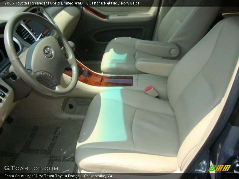 Bluestone Metallic / Ivory Beige 2006 Toyota Highlander Hybrid Limited 4WD