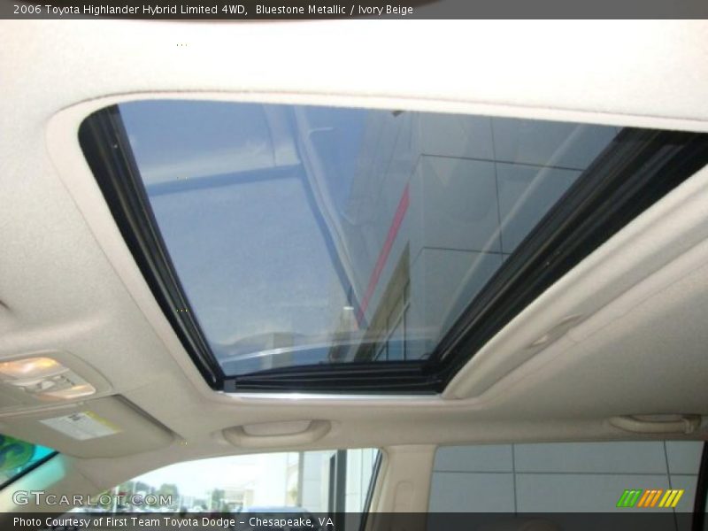 Bluestone Metallic / Ivory Beige 2006 Toyota Highlander Hybrid Limited 4WD
