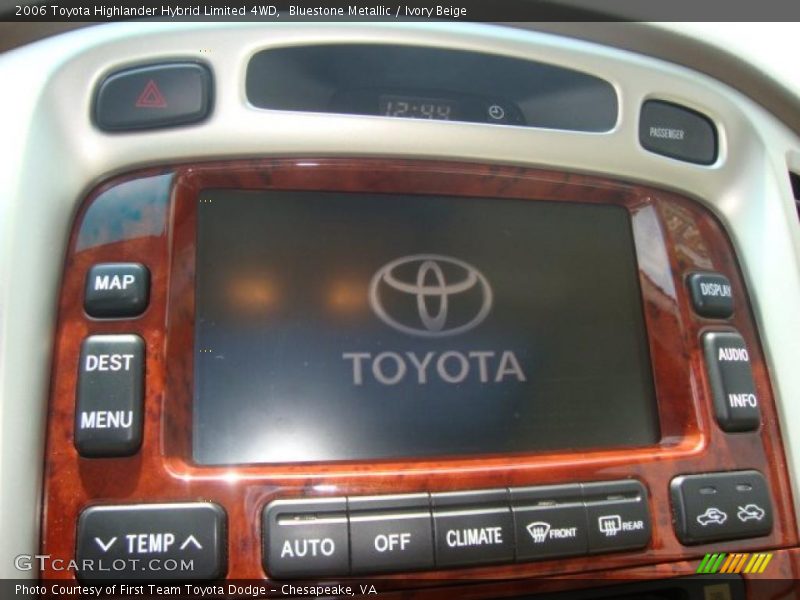 Bluestone Metallic / Ivory Beige 2006 Toyota Highlander Hybrid Limited 4WD