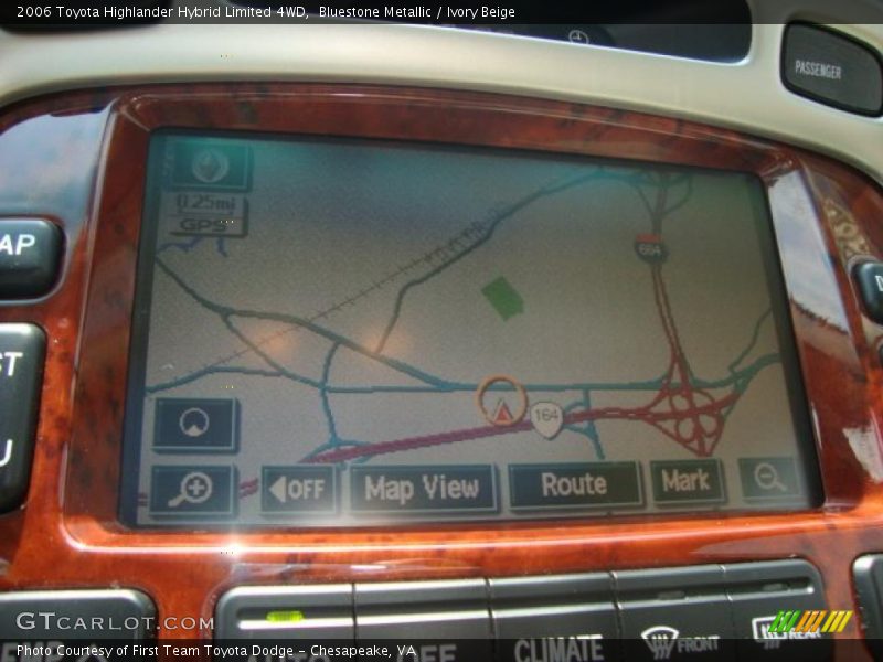 Bluestone Metallic / Ivory Beige 2006 Toyota Highlander Hybrid Limited 4WD