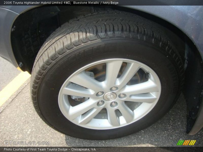 Bluestone Metallic / Ivory Beige 2006 Toyota Highlander Hybrid Limited 4WD