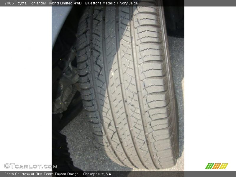 Bluestone Metallic / Ivory Beige 2006 Toyota Highlander Hybrid Limited 4WD