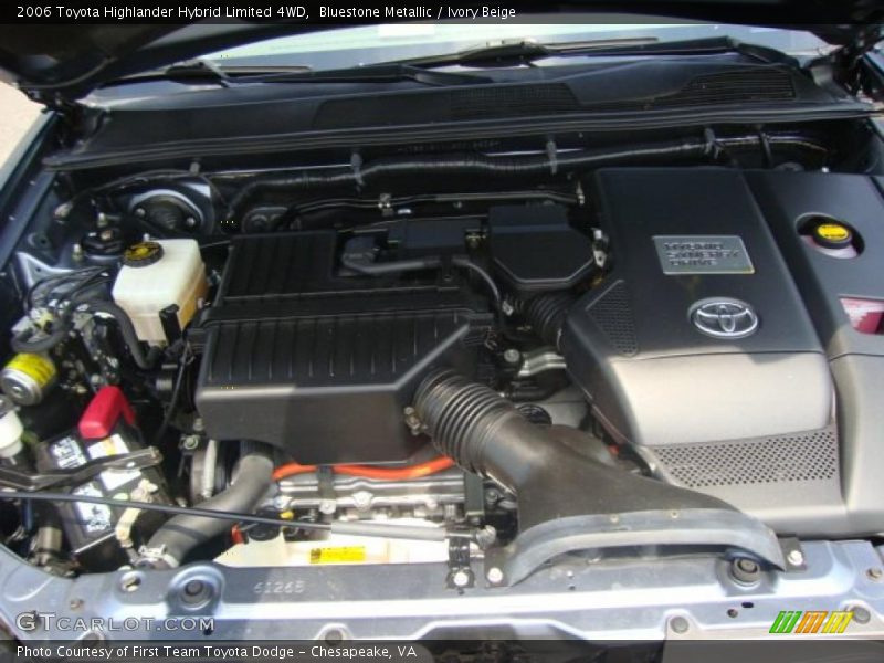 Bluestone Metallic / Ivory Beige 2006 Toyota Highlander Hybrid Limited 4WD