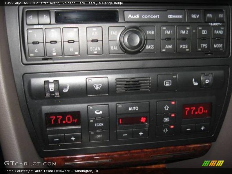 Volcano Black Pearl / Melange Beige 1999 Audi A6 2.8 quattro Avant