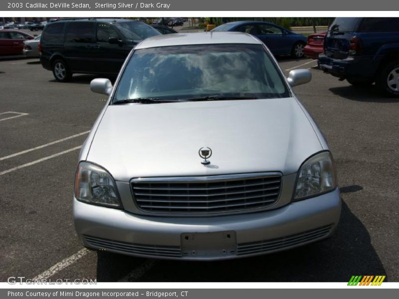 Sterling Silver / Dark Gray 2003 Cadillac DeVille Sedan