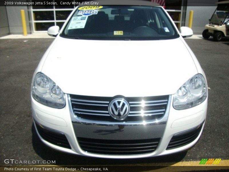 Candy White / Art Grey 2009 Volkswagen Jetta S Sedan