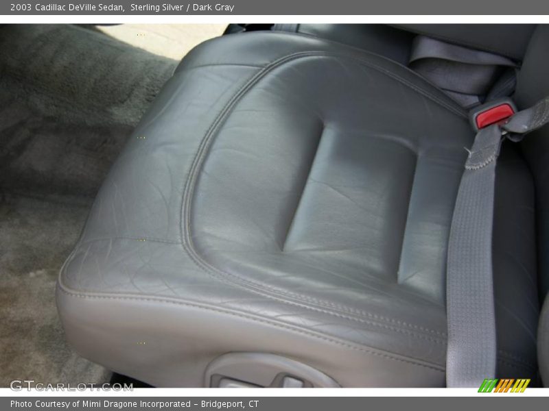 Sterling Silver / Dark Gray 2003 Cadillac DeVille Sedan
