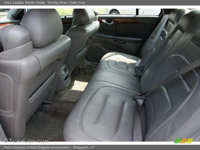 Sterling Silver / Dark Gray 2003 Cadillac DeVille Sedan