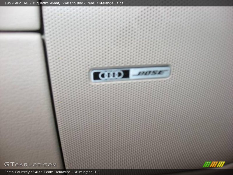 Volcano Black Pearl / Melange Beige 1999 Audi A6 2.8 quattro Avant