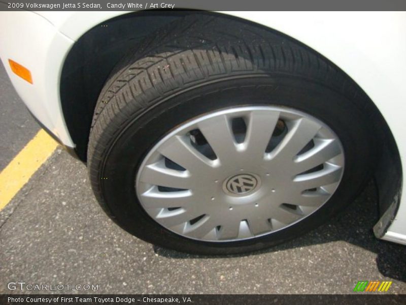 Candy White / Art Grey 2009 Volkswagen Jetta S Sedan