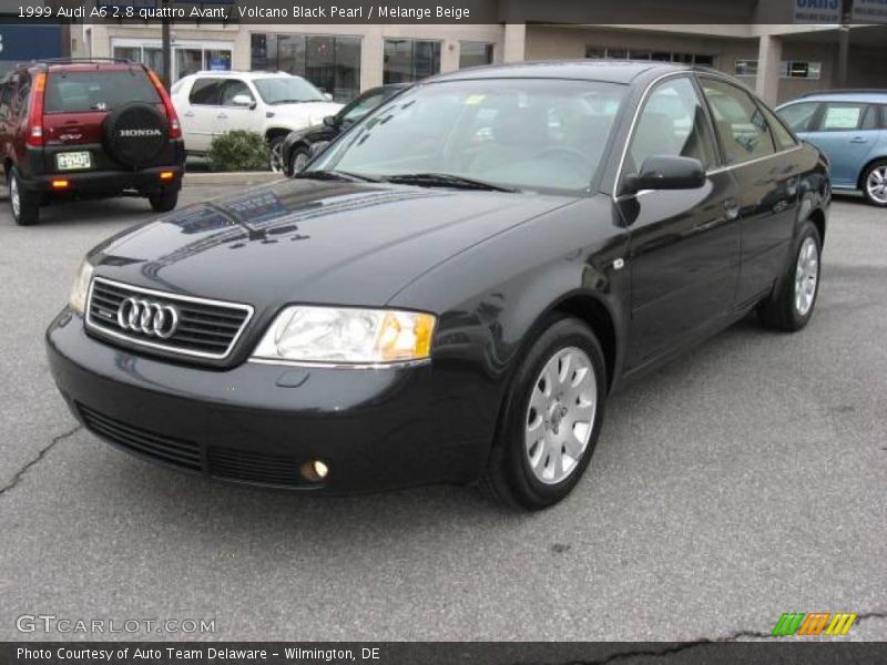 Volcano Black Pearl / Melange Beige 1999 Audi A6 2.8 quattro Avant