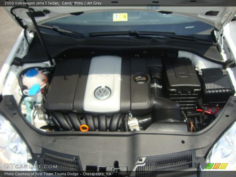 Candy White / Art Grey 2009 Volkswagen Jetta S Sedan