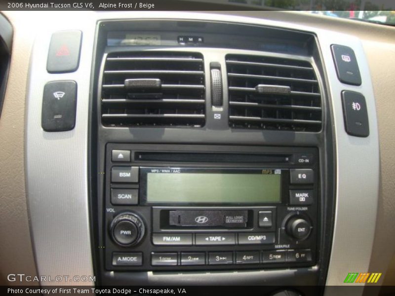 Alpine Frost / Beige 2006 Hyundai Tucson GLS V6