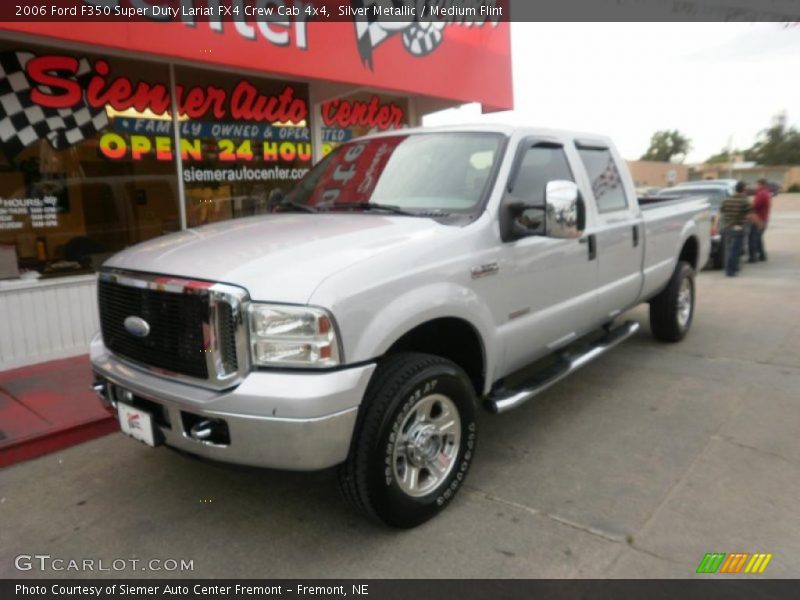 Silver Metallic / Medium Flint 2006 Ford F350 Super Duty Lariat FX4 Crew Cab 4x4