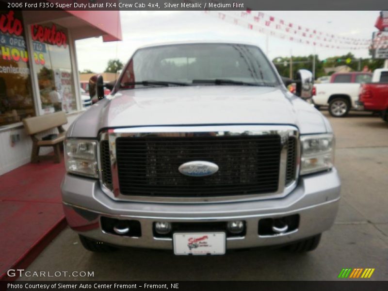 Silver Metallic / Medium Flint 2006 Ford F350 Super Duty Lariat FX4 Crew Cab 4x4