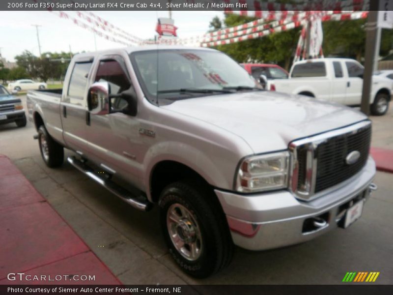 Silver Metallic / Medium Flint 2006 Ford F350 Super Duty Lariat FX4 Crew Cab 4x4