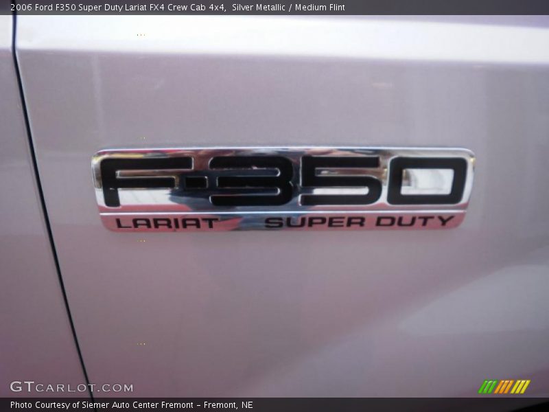 Silver Metallic / Medium Flint 2006 Ford F350 Super Duty Lariat FX4 Crew Cab 4x4