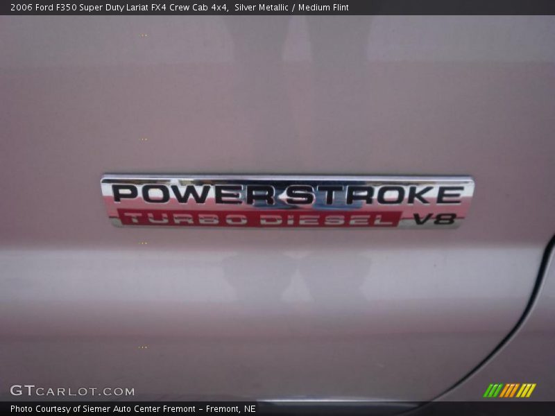 Silver Metallic / Medium Flint 2006 Ford F350 Super Duty Lariat FX4 Crew Cab 4x4