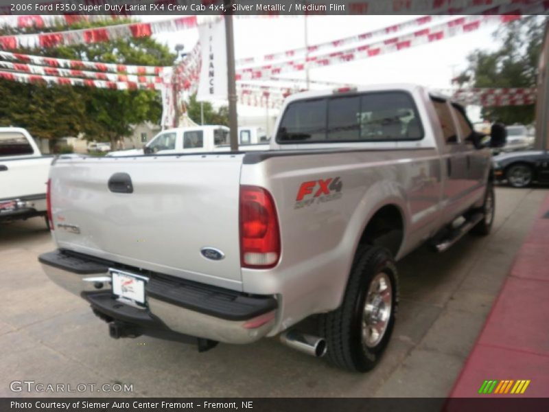 Silver Metallic / Medium Flint 2006 Ford F350 Super Duty Lariat FX4 Crew Cab 4x4