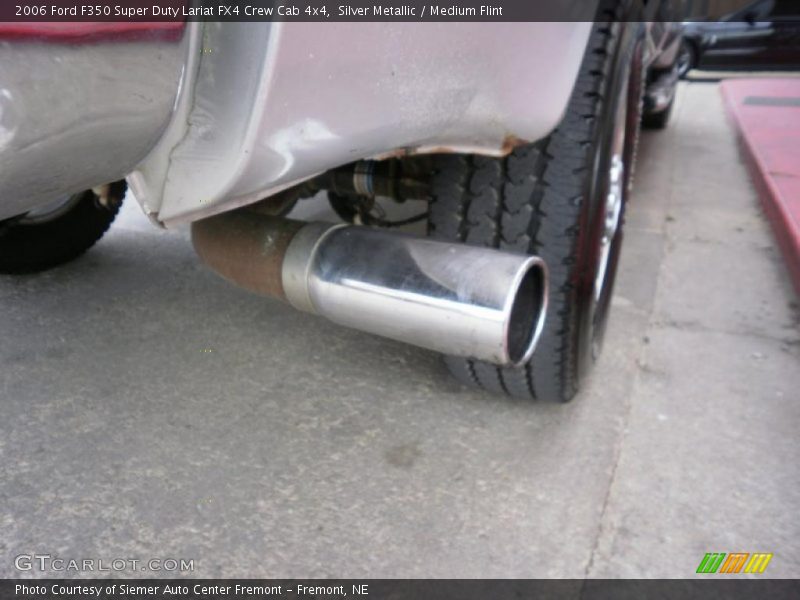 Silver Metallic / Medium Flint 2006 Ford F350 Super Duty Lariat FX4 Crew Cab 4x4