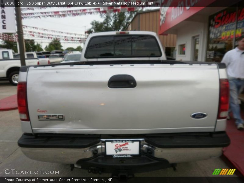 Silver Metallic / Medium Flint 2006 Ford F350 Super Duty Lariat FX4 Crew Cab 4x4