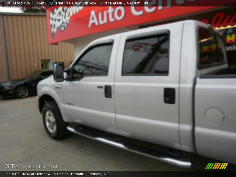 Silver Metallic / Medium Flint 2006 Ford F350 Super Duty Lariat FX4 Crew Cab 4x4