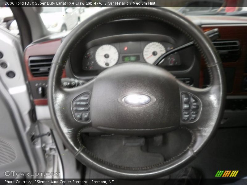 Silver Metallic / Medium Flint 2006 Ford F350 Super Duty Lariat FX4 Crew Cab 4x4