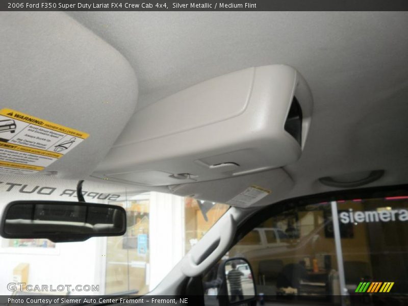 Silver Metallic / Medium Flint 2006 Ford F350 Super Duty Lariat FX4 Crew Cab 4x4