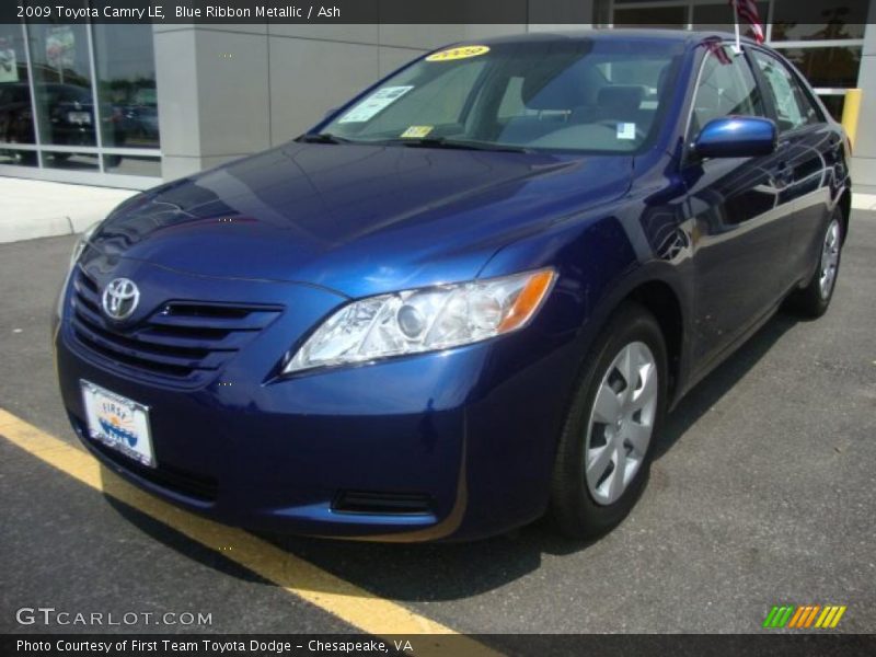 Blue Ribbon Metallic / Ash 2009 Toyota Camry LE