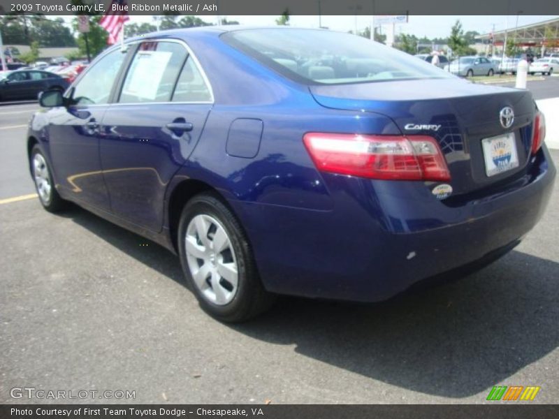 Blue Ribbon Metallic / Ash 2009 Toyota Camry LE