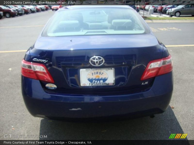 Blue Ribbon Metallic / Ash 2009 Toyota Camry LE