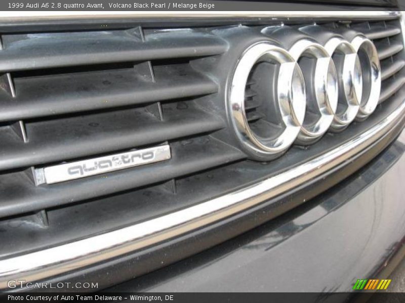 Volcano Black Pearl / Melange Beige 1999 Audi A6 2.8 quattro Avant