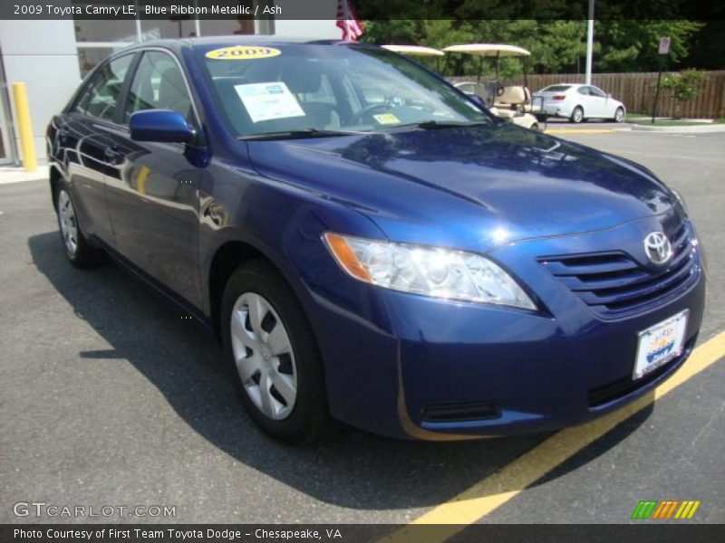 Blue Ribbon Metallic / Ash 2009 Toyota Camry LE