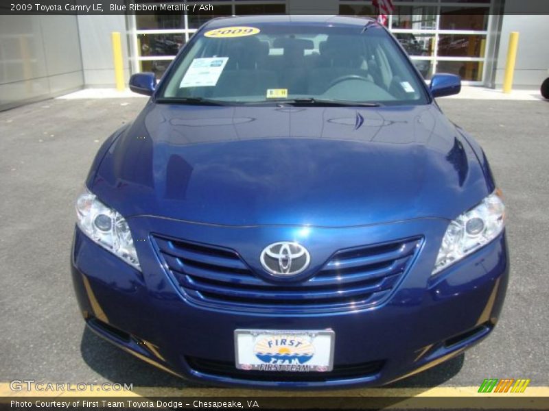 Blue Ribbon Metallic / Ash 2009 Toyota Camry LE
