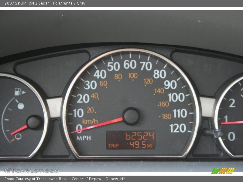Polar White / Gray 2007 Saturn ION 2 Sedan