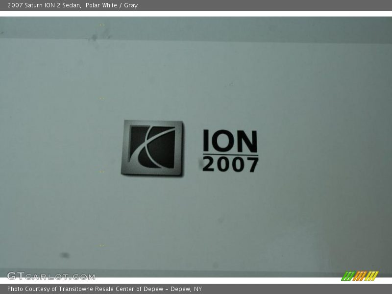 Polar White / Gray 2007 Saturn ION 2 Sedan