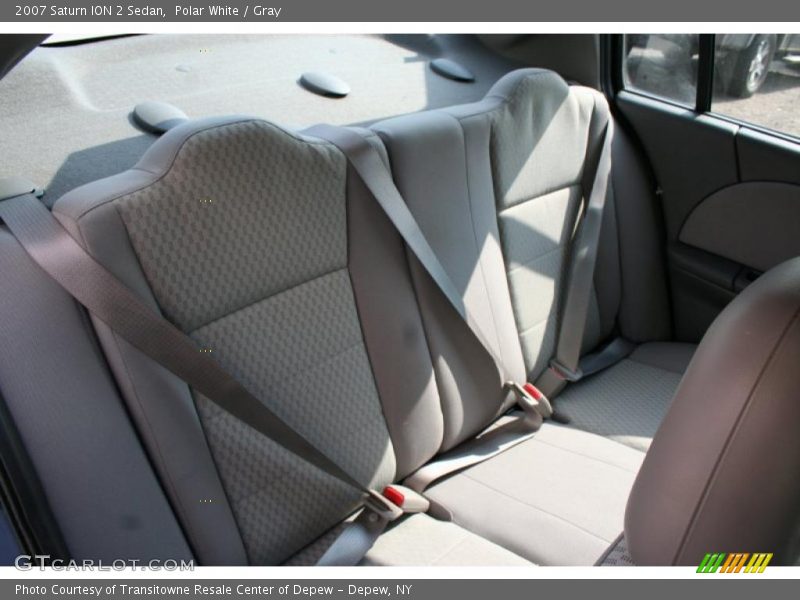 Polar White / Gray 2007 Saturn ION 2 Sedan