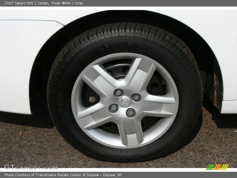 Polar White / Gray 2007 Saturn ION 2 Sedan